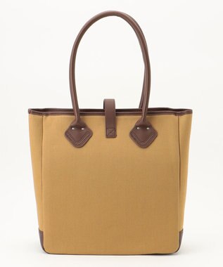 J.PRESS MEN レザーコンビトートバッグ ブラウン系