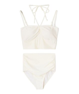 San-ai Resort（三愛水着楽園） 【SALE】トップス付き3点セット水着　9M　【San-ai Resort（サンアイリゾート）】 ホワイト