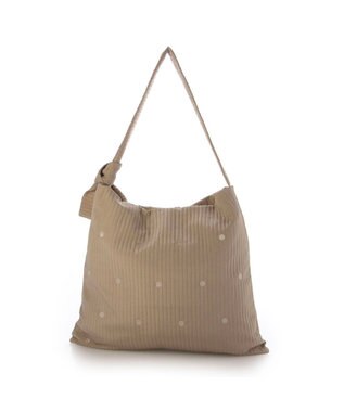 UNBILLION カシュカシュ cachecache / ラインドットワンショルダートート ベージュ