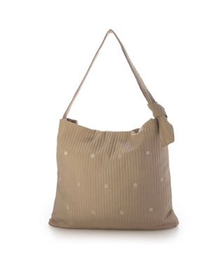 UNBILLION カシュカシュ cachecache / ラインドットワンショルダートート ベージュ