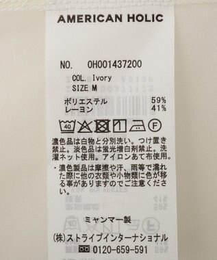 AMERICAN HOLIC シアー刺繍キャミワンピース（ペチコート付き） Ivory