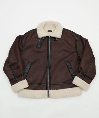 WEGO 【25年秋冬新作/ユニセックス着用ITEM/MLサイズ展開】B－3ジャケット ブラウン