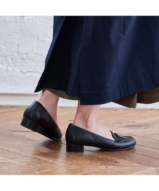 ing <ing>【レイン対応】ローファーパンプス ブラック