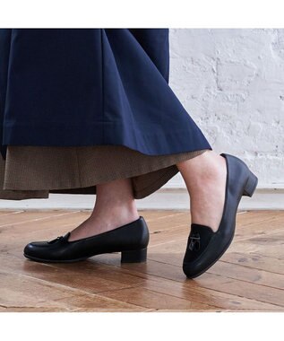 ing <ing>【レイン対応】ローファーパンプス ブラック