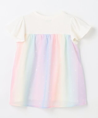 ANY KIDS ひらひら バックシャンTシャツ エクリュ