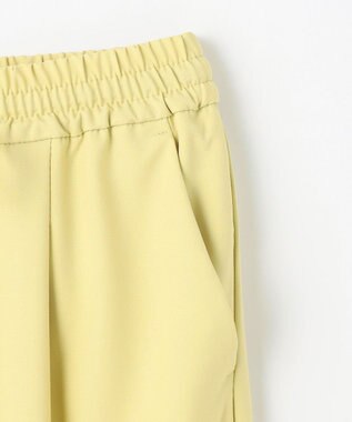 ANY 【ウエストゴム】イージーケアライトストレッチテーパードパンツ イエロー