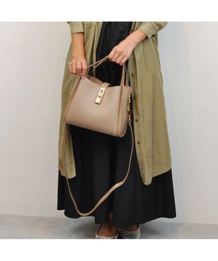 UNBILLION cachecache 3レイヤーヒネリ金具2wayトート