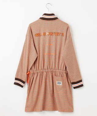 PW CIRCULUS 【WOMEN】CLASSICAL×SPORTY チェック柄ワンピ オレンジ系5