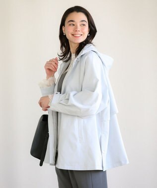 Green Parks 撥水加工Ａラインマウンテンパーカー Sax