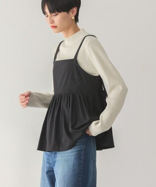 AMERICAN HOLIC ティアードキャミ Black