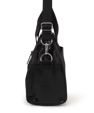 LeSportsac ROUND SM SATCHEL/ブラックシャイン ブラックシャイン