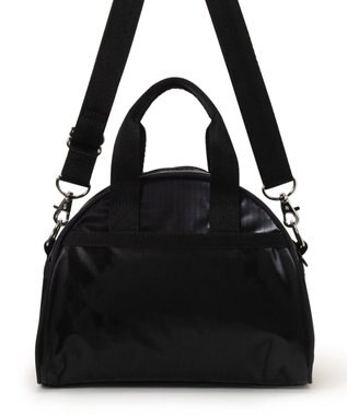 LeSportsac ROUND SM SATCHEL/ブラックシャイン ブラックシャイン