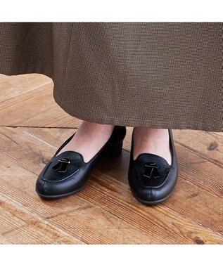 ing <ing>【レイン対応】ローファーパンプス ブラック