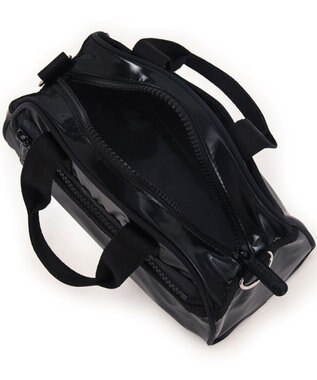 LeSportsac ROUND SM SATCHEL/ブラックシャイン ブラックシャイン