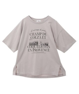 earth music&ecology ＰｈｏｔｏスリットＴ Beige