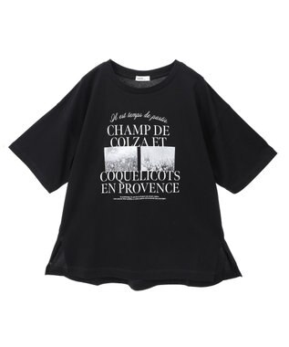 earth music&ecology ＰｈｏｔｏスリットＴ Black