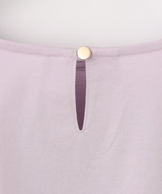 ANY SIS シルケットストライプ フレアスリーブ カットソー 【WEB・一部店舗限定】ラベンダー