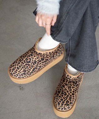 WEGO 【25年秋冬新作/あったかブーツ】厚底ムートンタッチブーツ