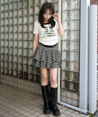 WEGO レイヤードグラフィックT ホワイト