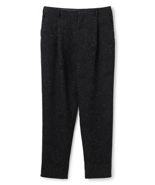 JOSEPH HOMME 【HIGH GRADE LINE】オリエンタルジャガード　タック入りストレートパンツ / HOVE TUCK ブラック系