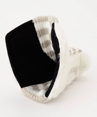 23区GOLF 【雑貨】ファー×ボーダー パターカバー ホワイト系