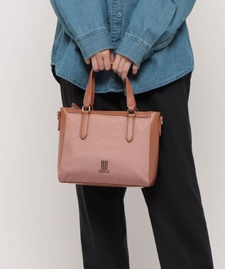 LANVIN en Bleu ラドリー 2wayハンドバッグ ピンクブラウン