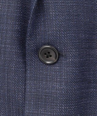 J.PRESS MEN 【NEW STAGE】フレーキーシルクリネン ジャケット ネイビー系