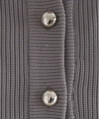 WEGO 【ANGIE VINTAGE】メタルボタンカーディガン ライトグレー