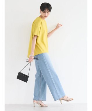 AMERICAN HOLIC 接触冷感バックタックポンチプルオーバー Yellow