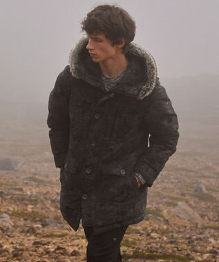 JOSEPH ABBOUD MOUNTAIN メランジクルーネック ロングスリーブ Tシャツ ライトグレー系