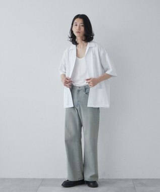 WEGO 【ユニセックス着用ITEM】キューバシャツ ホワイト