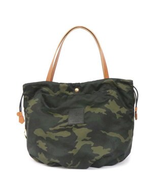 Regalo Felice 【軽量 / 大容量 / フォルムが変えられる】巾着トート / REGALO OL(オリーブ×キャメル)