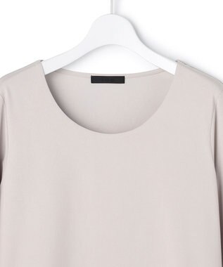 ICB 【速乾・UVケア・接触冷感・洗える】 スーペリアジャージー Uネックカットソー ライトグレー系