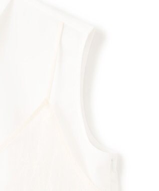 BEIGE， DULYS / ノースリーブブラウス White× Ecru