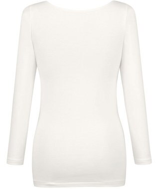 Wing あったかインナー オーガニックコットン混 やわらかくやさしい肌ざわり 【綿の贅沢オーガニック】 綿混 保温性 8分袖 長袖 秋 冬 EL4831ウイング／ワコール アイボリー