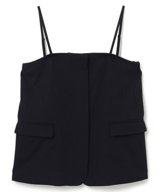 UNFILO L 【洗える/ストレッチ】イージーチノビスチェ ネイビー