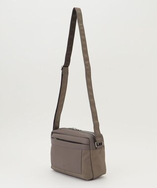 Y'SACCS ブロックモチーフショルダー グレージュ