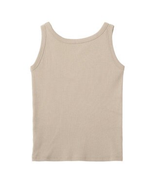 AMERICAN HOLIC テレコタンクトップ Gray Beige