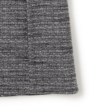 23区 L ライトシャインツイード スカート ブラックミックス