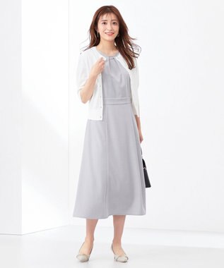 ANY SIS 【洗える】ハーフスリーブ カーディガン オフホワイト