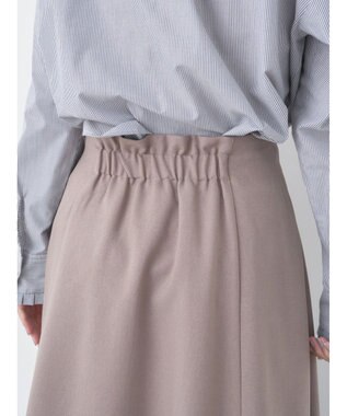 earth music&ecology すきな丈フレアスカート Beige