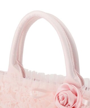 Maison de FLEUR チュールフリルローズ２Ｗａｙバッグ Pink