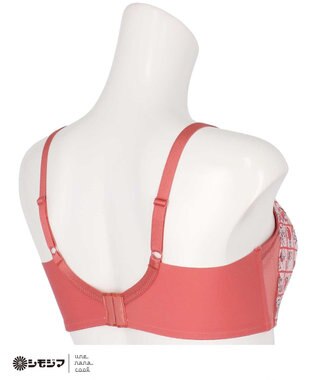 une nana cool MADE WITH シモジマ さあわたし レース 脇高ブラジャー レッド