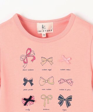組曲 KIDS 【110-140㎝】Ruban Tシャツ ピンク系