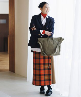 NIZYU KANO 【はまじコラボ】Airyトート Mサイズ カーキ