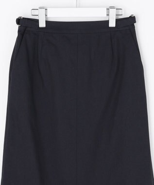 J.PRESS LADIES S TCリネン ドライツイル ナロー スカート ネイビー系