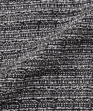 23区 L ライトシャインツイード スカート ブラックミックス