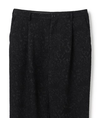 JOSEPH HOMME 【HIGH GRADE LINE】オリエンタルジャガード　タック入りストレートパンツ / HOVE TUCK ブラック系