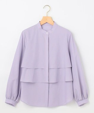 組曲 【WEB限定色あり】フルコーデフリルシャツ 【WEB限定】ブルー×オレンジ系