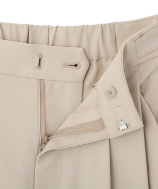 Green Parks イージーケアキュロットパンツ Light Beige